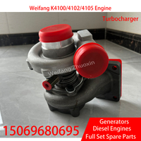J65 Small Loader Forklift Weifang 4102 4105 Conjunto de turbocompresor de intercooler diesel